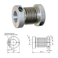 Balgkupplung BK2435-XK - 6mm/8mm