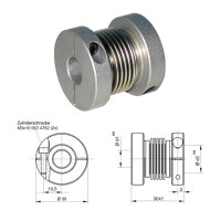 Balgkupplung BK3030-XK - 8mm/8mm