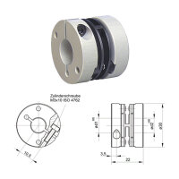 Federscheibenkupplung FS3022-KK - 6mm/6mm