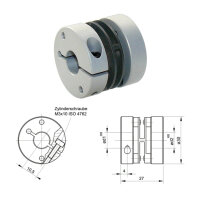 Federscheibenkupplung FS3027-KK - 6mm/6mm