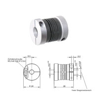 Stegkupplung SK2428-PK - 6mm/8mm