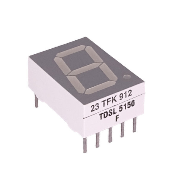 7-Segment-LED-Anzeige, TDSL5150, Rot, 20 mA, 2,7 V