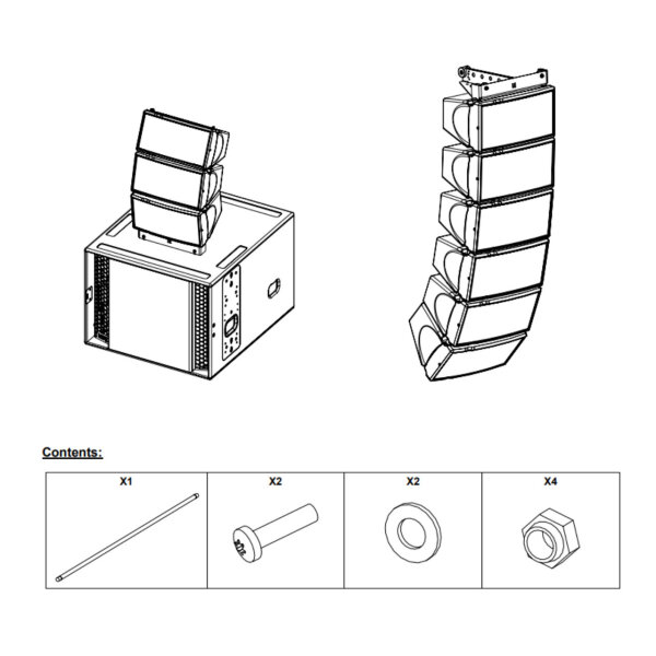 SHOULDER BOLT AND NUTS INSTALLATION KIT