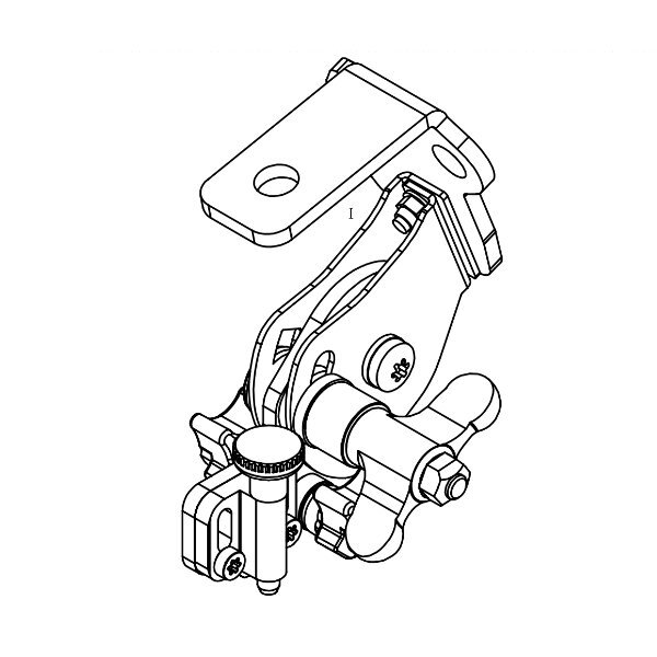 TRUSS CLAMP STANDART ADAPTATOR PART V2 FOR ID24 WHITE