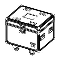 FLIGHT CASE FOR 4 X P8