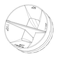 HF DISPERSION HORN 110°-60° FOR P8