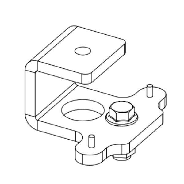 CEILING ADAPTER WHITE