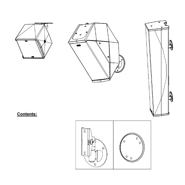 VERSATILE LIGHT WALL MOUNT15KG MAX, FOR INDOOR USE