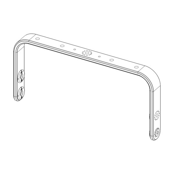 HORIZONTAL BRACKET 425MM FOR P8, EPS8 AND ELS400