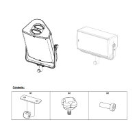 VERSATILE POLE STAND ADAPTER WHITE