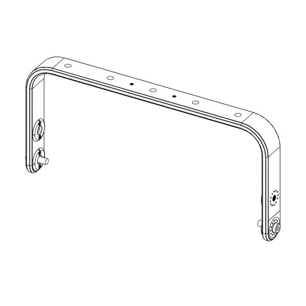 HORIZONTAL BRACKET CUSTOM PAINT 535MM FOR P12, EPS10 ET ELS600