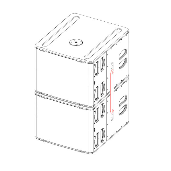 L15 INSTALLATION COUPLERS PAIR WHITE