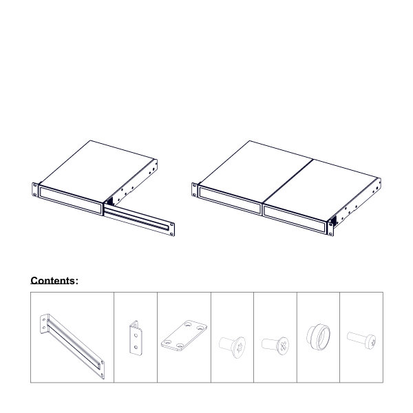 RACK MOUNT KIT FOR NANONXAMP4